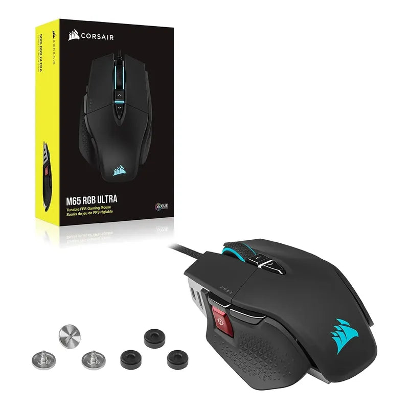 Mouse Corsair M65 Rgb Ultra Tunable Fps Gaming 26,000 Dpi Negro