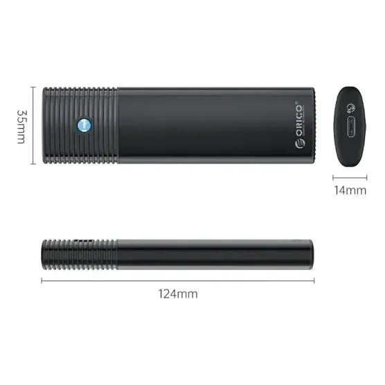 Carcasa Lectora Para Disco Ssd M.2 Orico Nvme 10gbps 4tb Negro