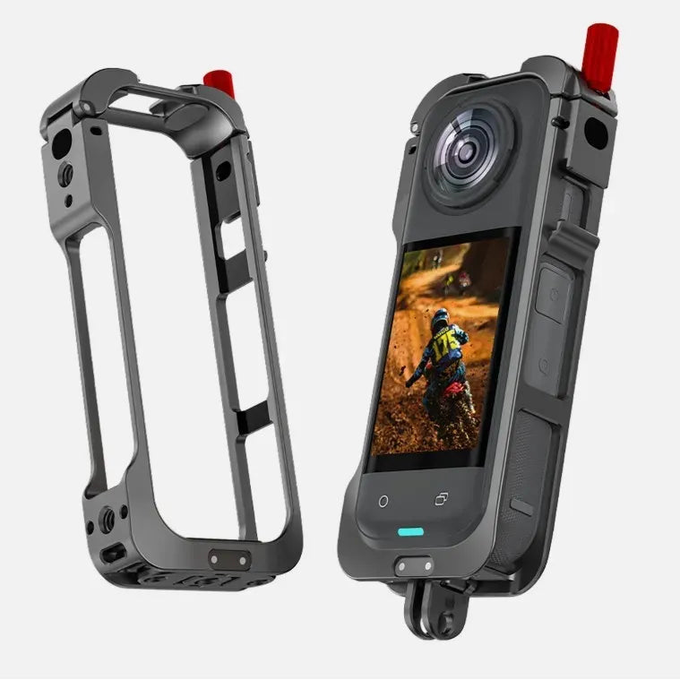 Carcasa Protectora Metal C/conector Zapata Fría Insta360 X5