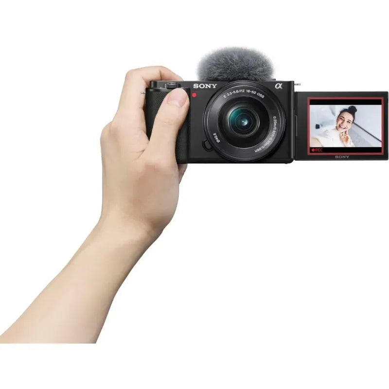 Cámara Sony Zv-e10 4k+ Lente 16-50mm+ Pro Video Kit Negro