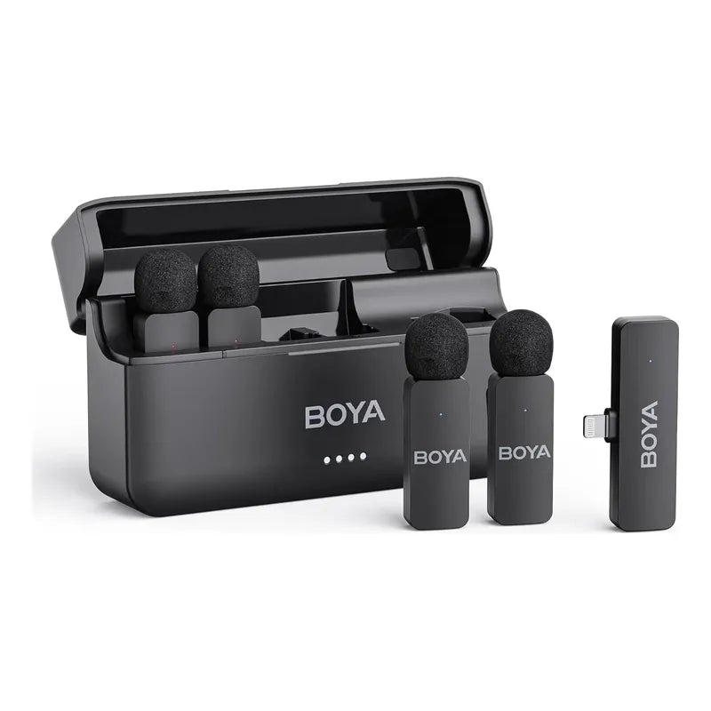 Micrófono Wireless Boya By-v4d 4 Personas Lighting