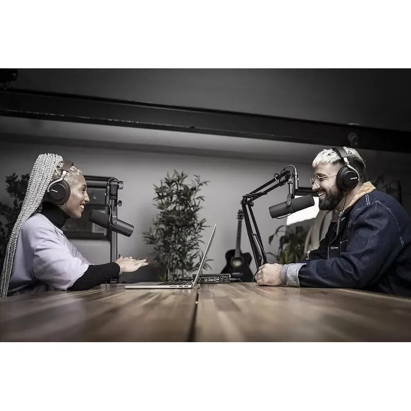 Microfono Shure Sm7b Cardioide Dinamico Para Podcast Negro