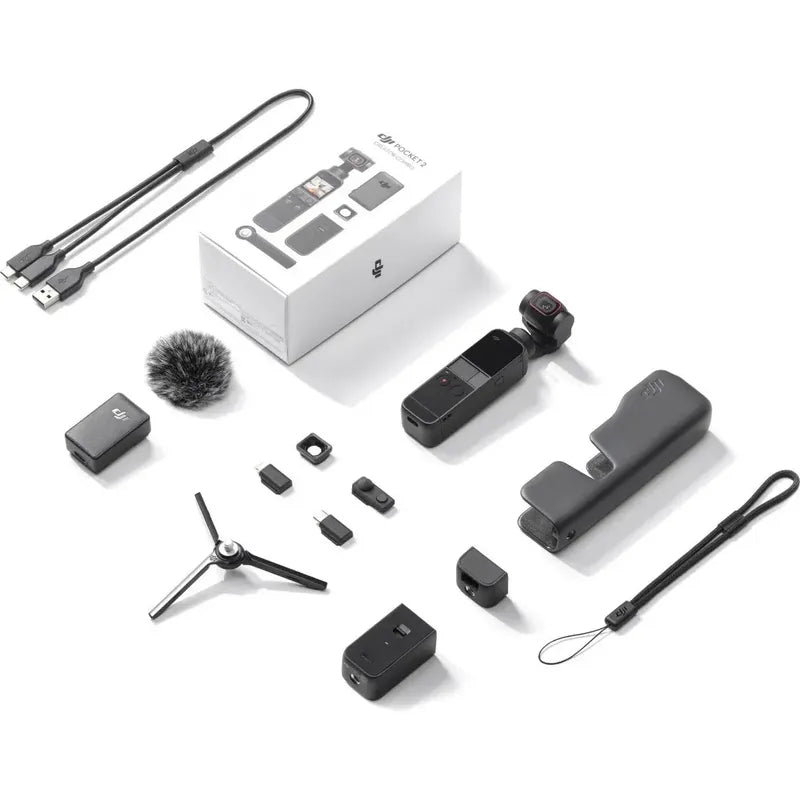 Dji Osmo Pocket 2 Creator Combo Estabilizador 3 Eje 4k Negro