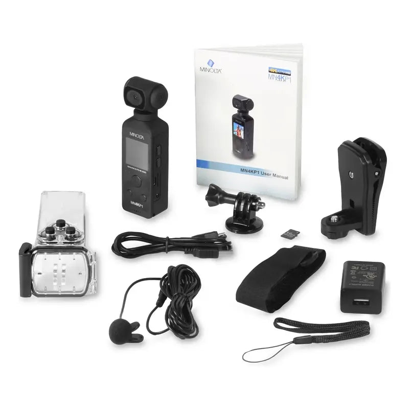 Videocámara Compacta Minolta Mn4kp1 Uhd 4k Negro
