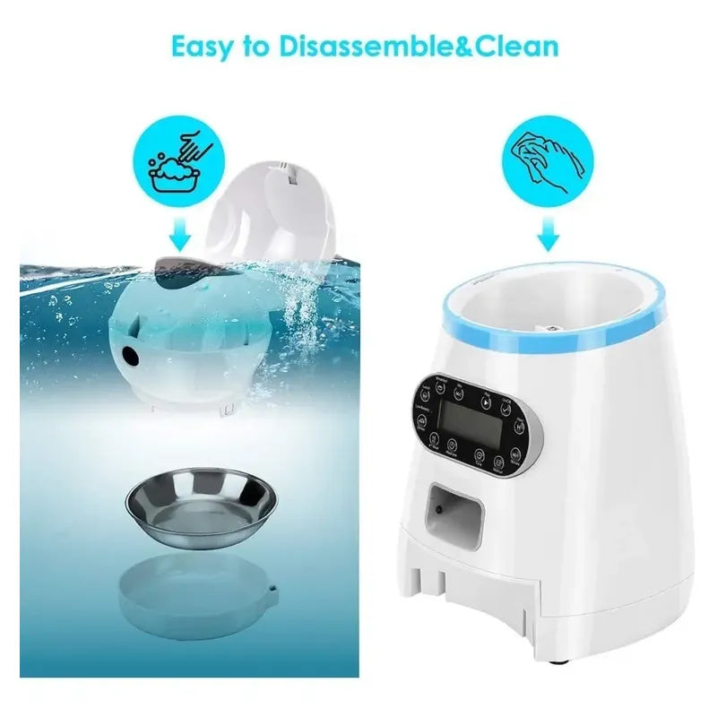 Dispensador Comida Para Animales Automático Covono 3.5l