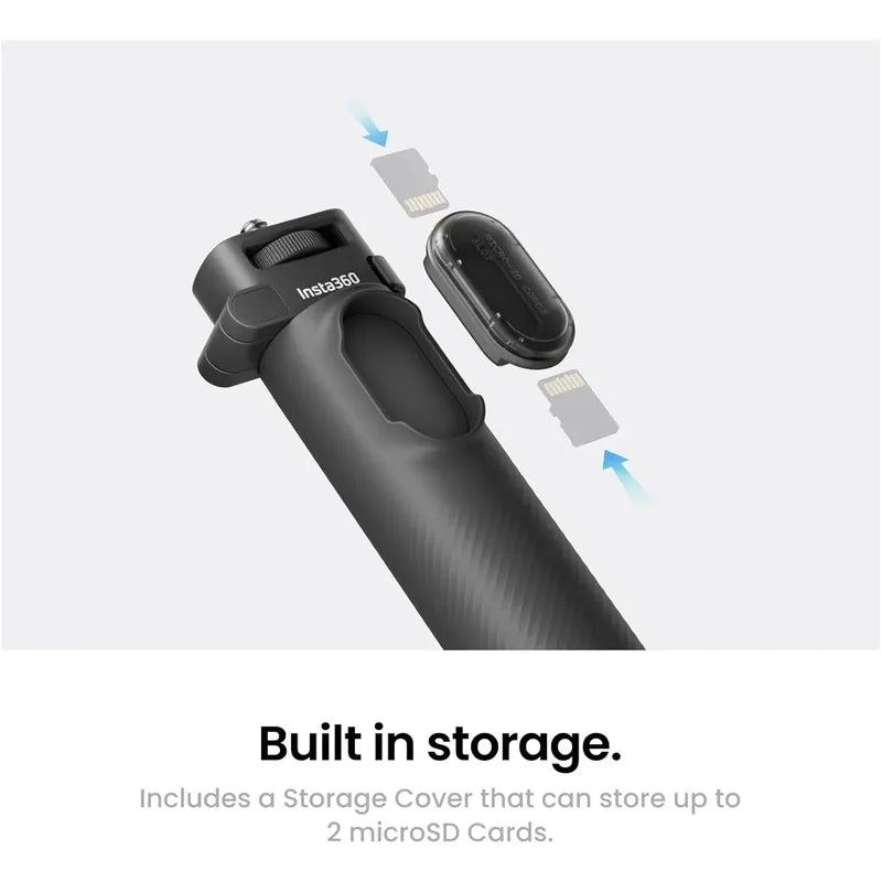 Insta360 TriPod Invisible Plegable 2 En 1 Con Control Remoto Negro
