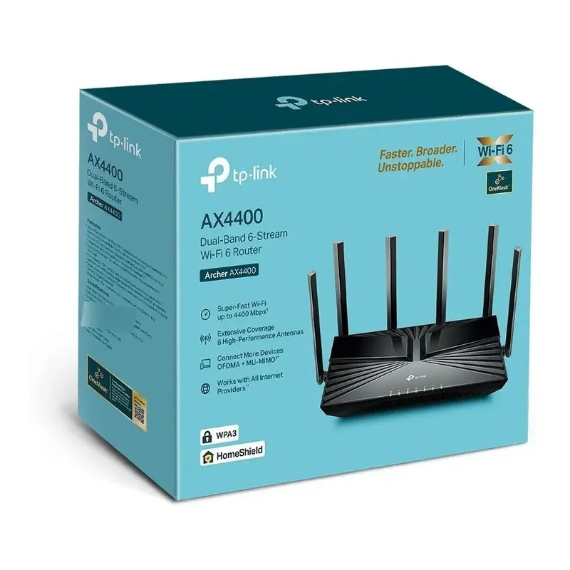 Router Tp-link Banda Dual Wifi 6 Archer Ax4400 Wifi 4400mbps
