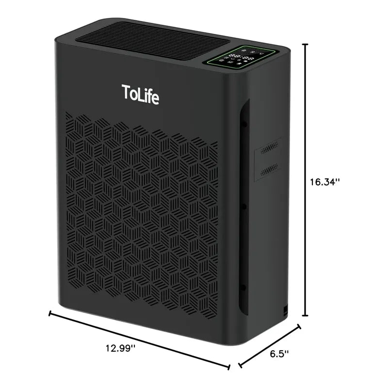 Purificador De Aire Tolife 120 M2 Sensor De Calidad De Aire