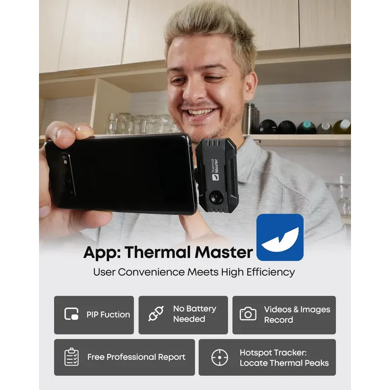 Thermal Master P1 - Cámara Térmica iPhone Y Android Usb-c