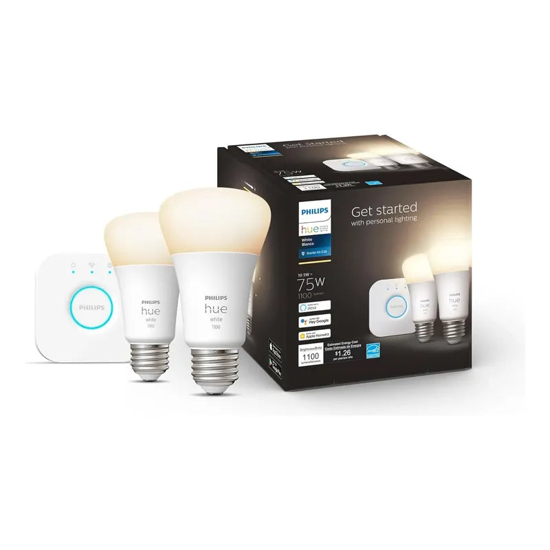 Kit Básico De Luz Inteligente Philips Hue White, Hue+ 2 Led