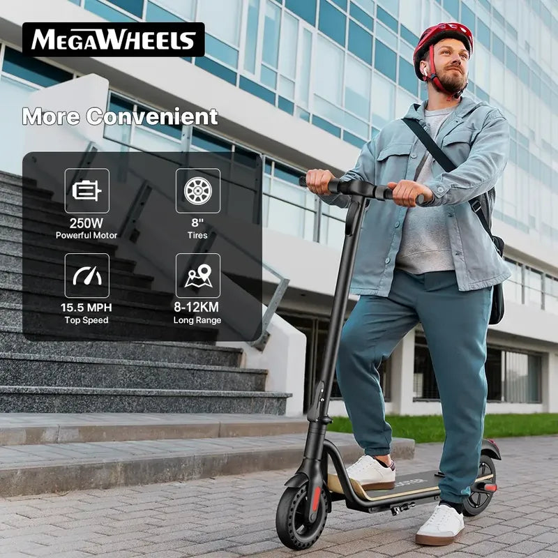 Scooter Megawheels S10 Patineta Eléctrica Largo Rango Urbano