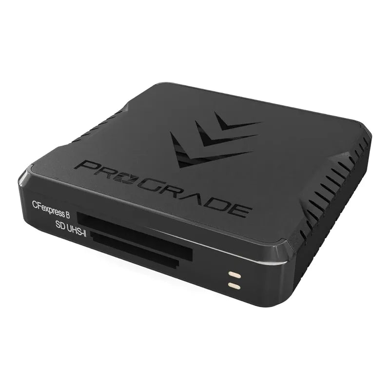 Lector De Memoria Prograde Dual Slot Cf Express Sdxc Usb 3.2 Negro