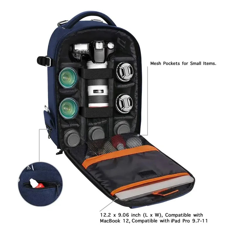 Bolso Mosiso Mediano Para Camaras Profesionales Dslr