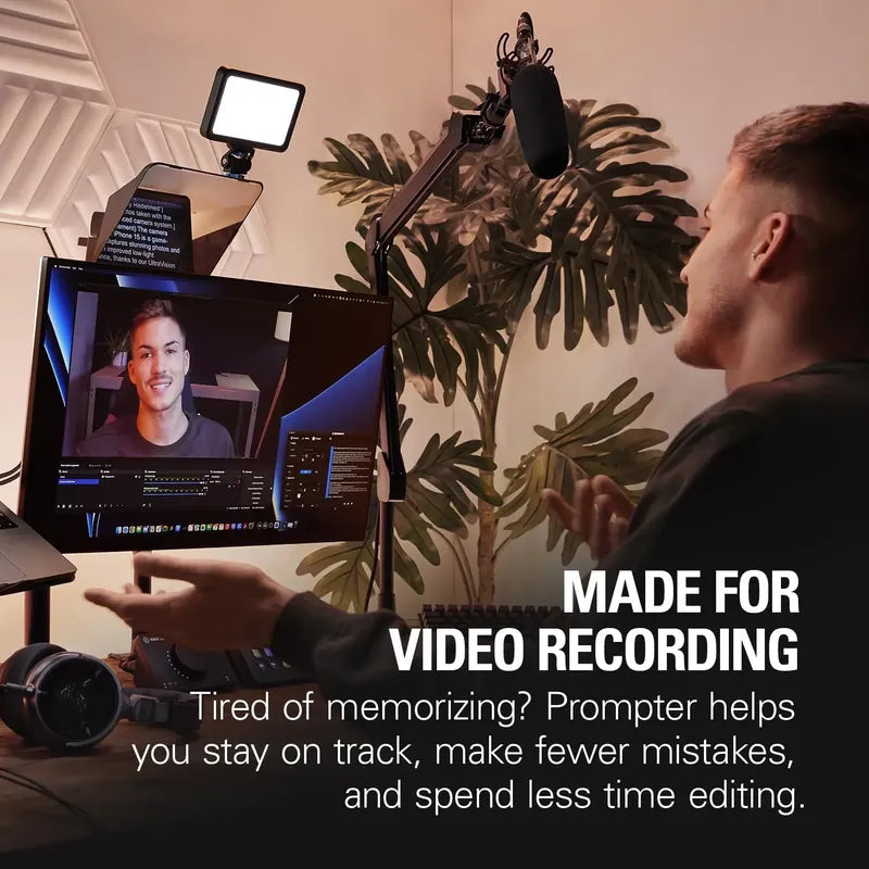 Elgato Teleprompter Pantalla Integrada Youtube, Twitch, Zoom