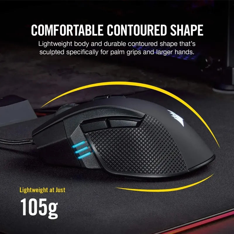 Mouse Corsair Ironclaw Rgb Fps Moba Gaming 18000 Dpi