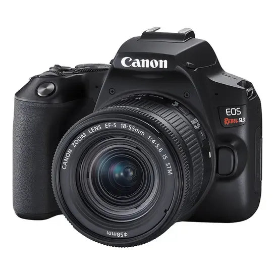 Camara Canon Eos 250d/ Rebel Sl3 + Lente 18-55mm Negro