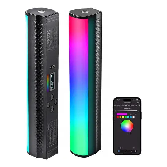 Barra De Luz Magnetica Neewer Tl2ic Rgb 23cm Negro Rgb