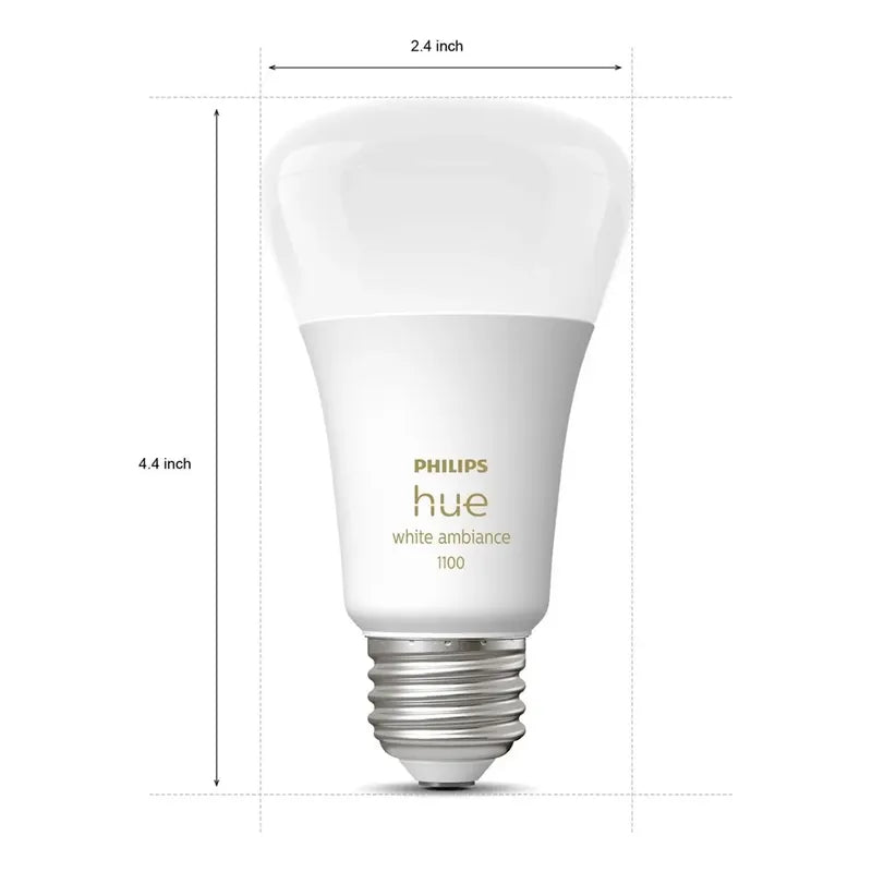 Philips Kit Bombillas Led Inteligentes Hue White A19, 70w