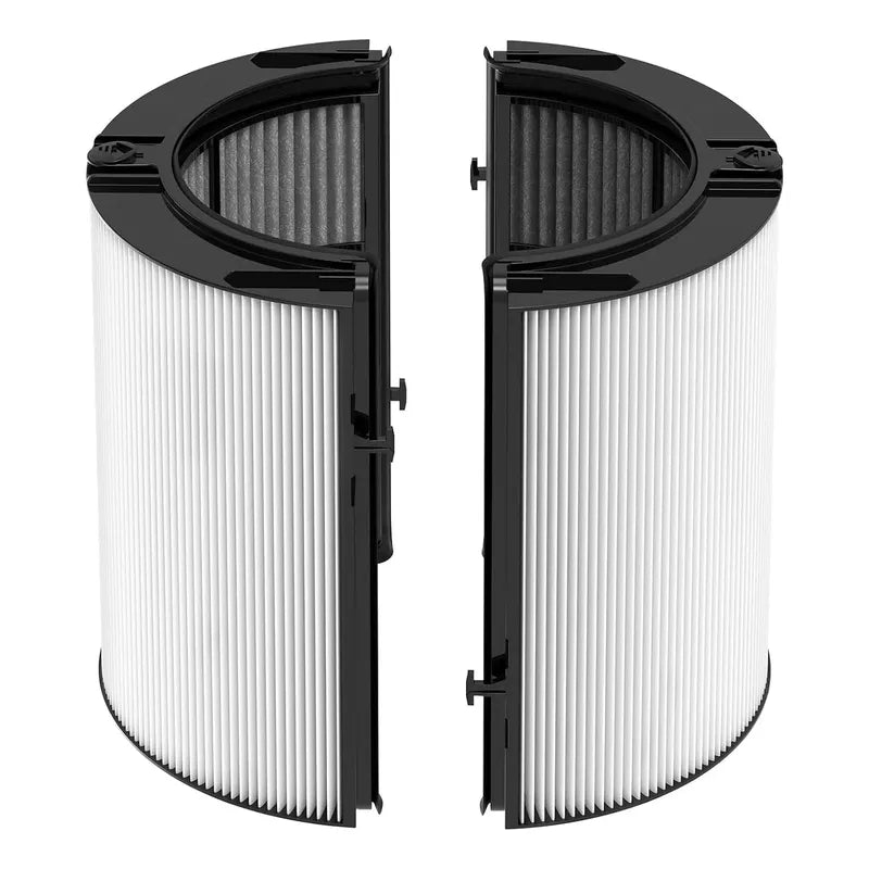 Filtro De Carbón 2 En 1 Para Purificador Aire 360° Negro