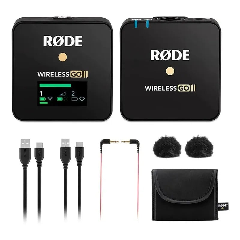 Sistema Micrófono Inalámbrico Compacto Rode Wireless Go Ii Negro