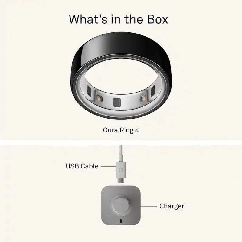 Anillo Oura Ring 4 Black: Monitoriza Estrés Sueño Salud Y +