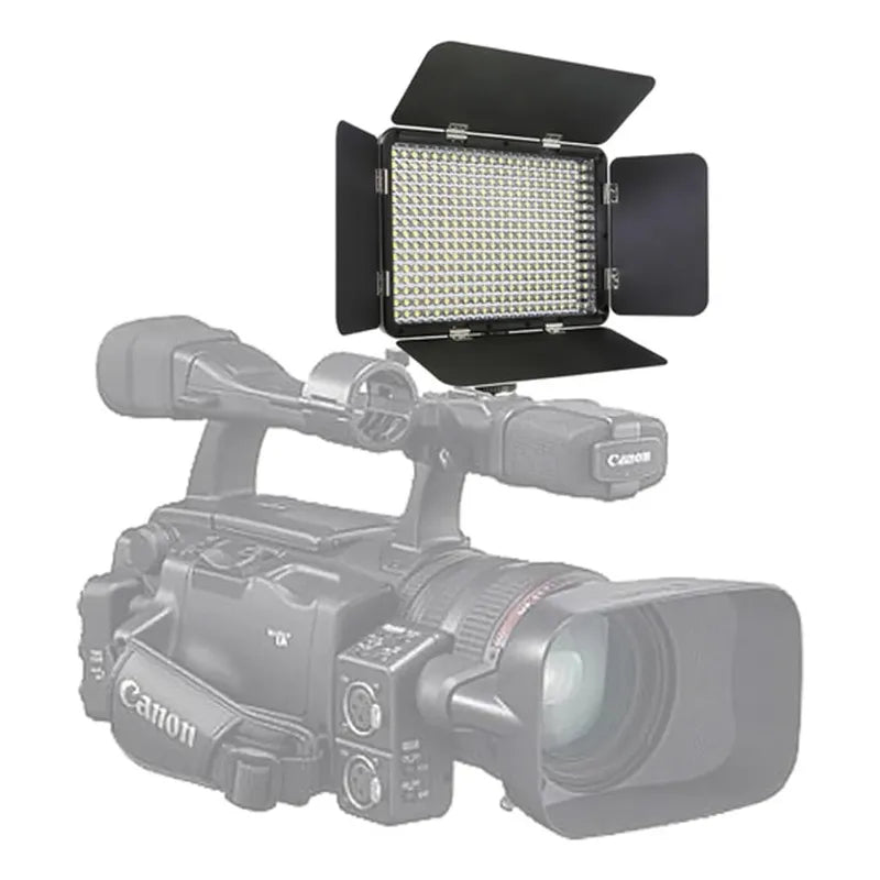 Panel Luz Fotográfica Vidpro Led-330x 3200k-5600k Negro Blanco Frio Calidos Y Neutro
