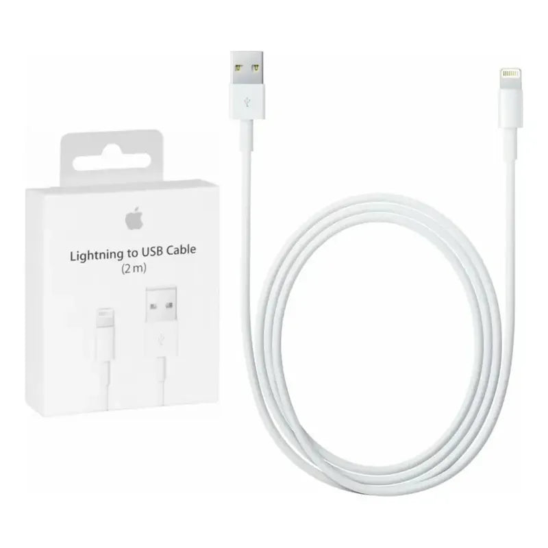 Cable Apple Lightning A Usb 2m Md819zm/a, Original Blanco