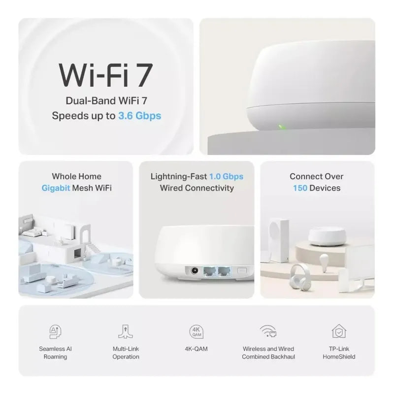 Tp-link Deco Be3600 Mesh Wifi 7 Doble Banda Wb10800 3pack