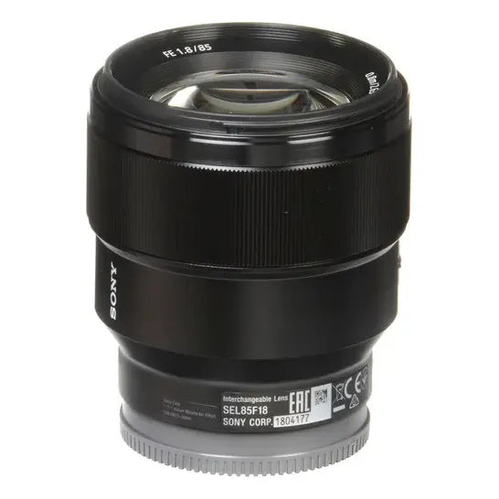 Lente Sony Fe 85mm F1.8 Fe Negro
