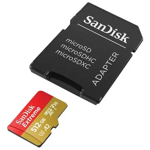 Sandisk Extreme 512gb Microsdxc Con Adaptador Sd