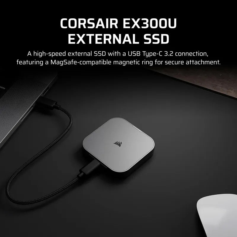 Disco Portátil Corsair Ex300u Ssd Usb-c De 1 Tb