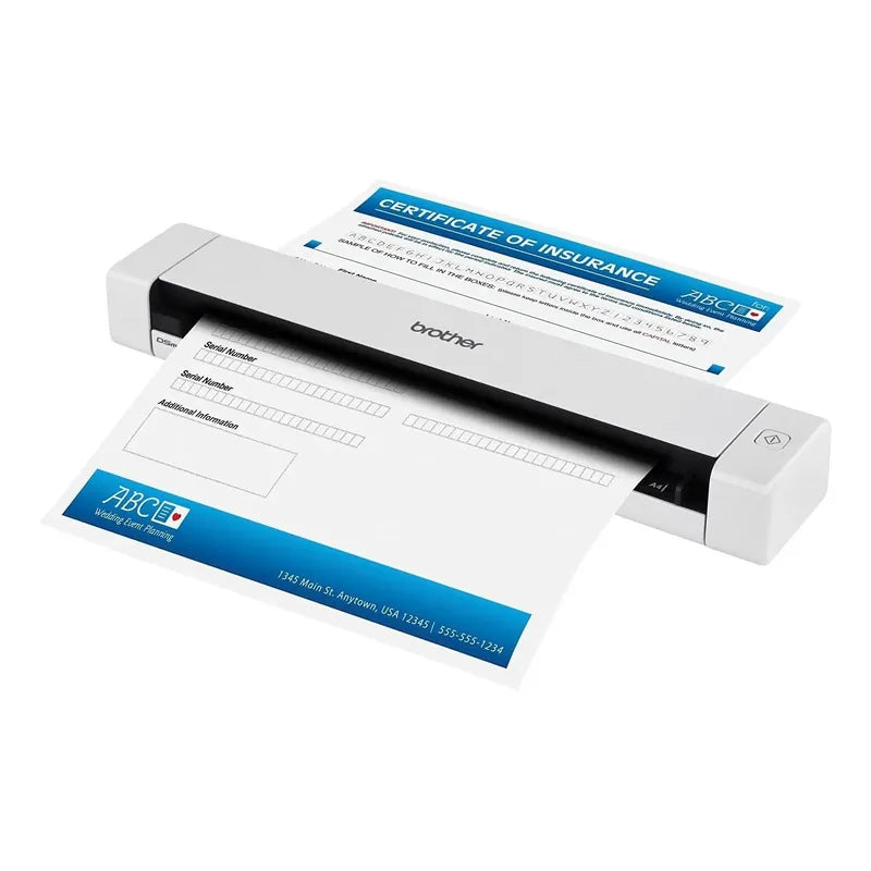 Escaner Portatil Brother Dsmobile 620 Pagina A Color Blanco