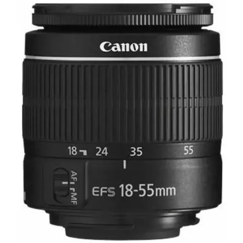 Canon Eos 2000d/rebel T7+ 18-55mm Lens+ Accesorios Negro