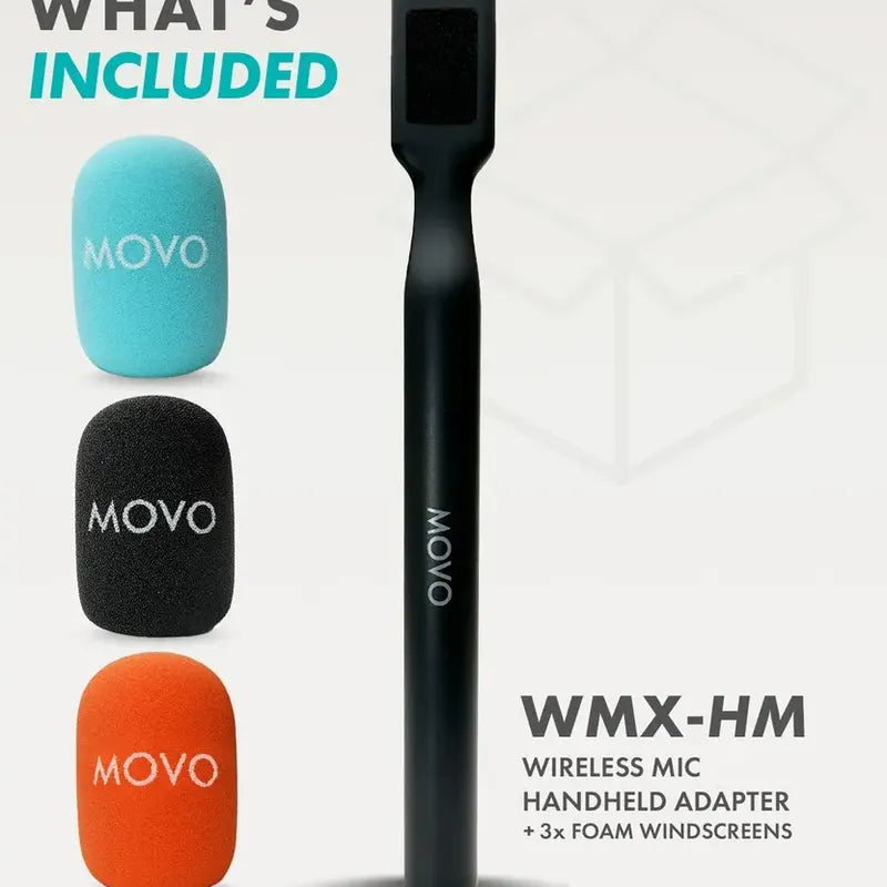 Adaptador De Micrófono Inalámbrico Movo Wmx-hm Rodé Go, Dji Negro