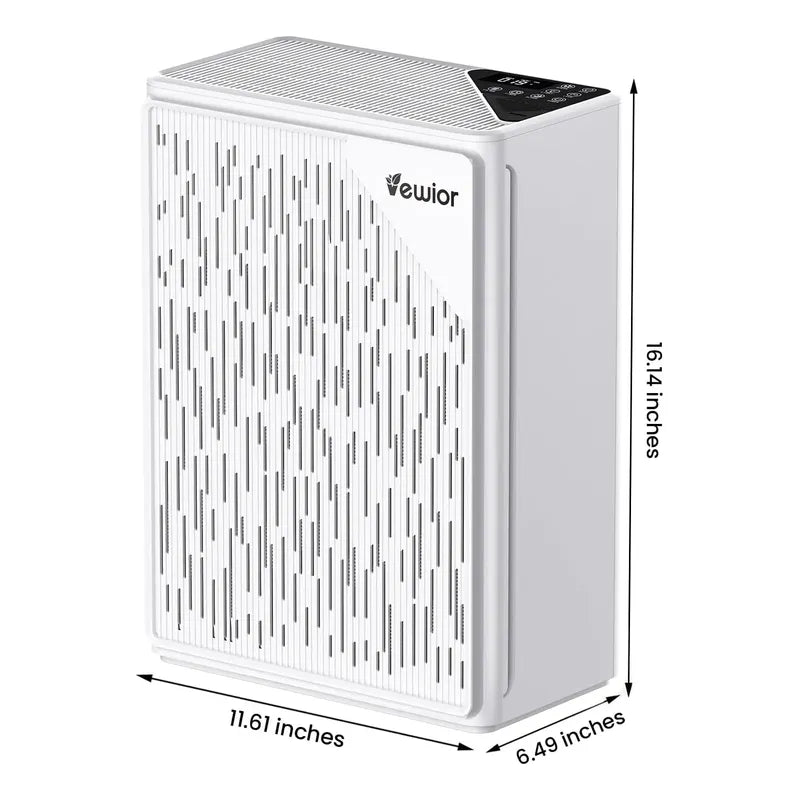 Purificador Aire Vewior H13 True Hepa 236m2difusor Fraganci Blanco