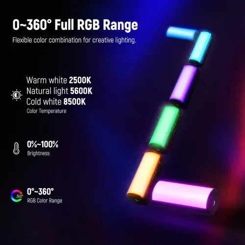 Barra De Luz Magnética Neewer Tl96 Rgb Portatil