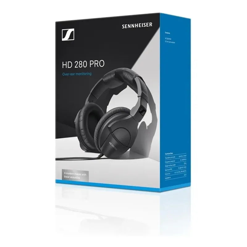 Audífonos De Monitor Cerrados Sennheiser Hd 280 Pro Negro
