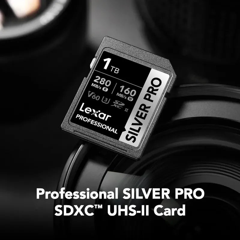 Memoria Lexar Silver Pro Sdxc Uhs Ii 1tb 280-160mb/s