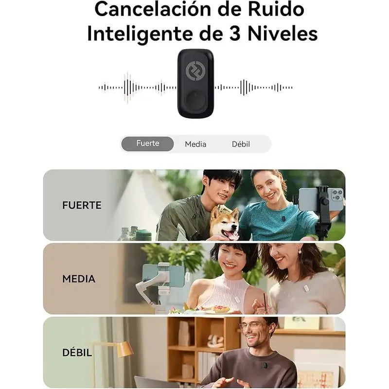 Microfono Hollyland Lark A1 Duo Usb-c Negro
