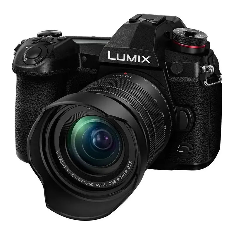 Panasonic Lumix G9+ Lente Lumix G Vario 12-60mm F3.5-5.6 Negro