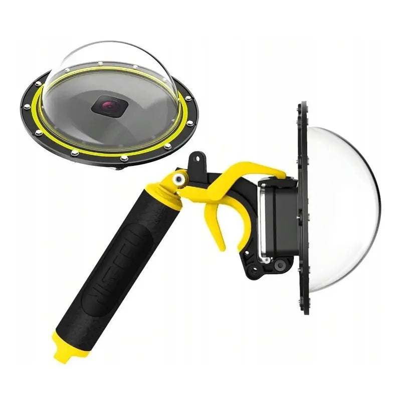 Domo Telesin 6'' 30m Gatillo De Agarre Gopro 9 Y 10 Black