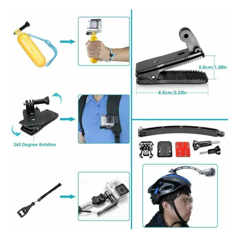 Gopro Deluxe Accessories Mega Bundle Kit