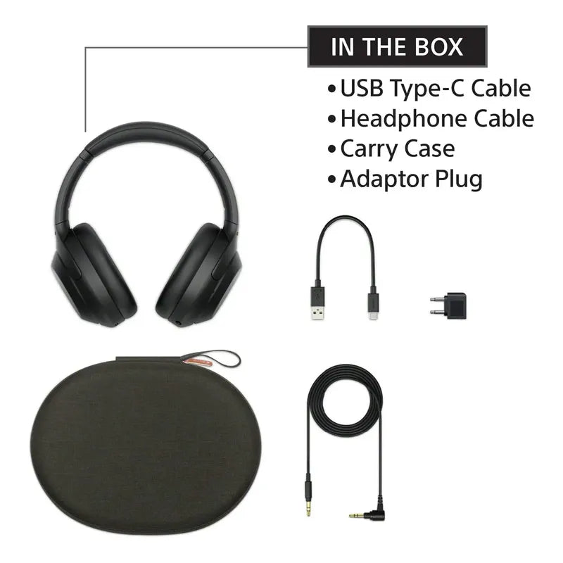 Audifonos Sony Wh-1000xm4 Wireless Con Cancelación De Ruido Negro