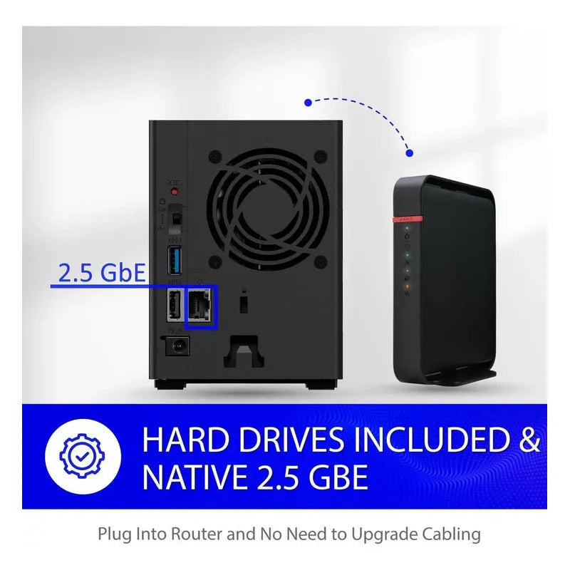Buffalo Linkstation Soho 720 Nas 2 Bahías, 16 Tb Incluido