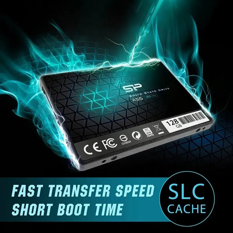 Disco Duro Ssd Silicon Power 128gb Negro
