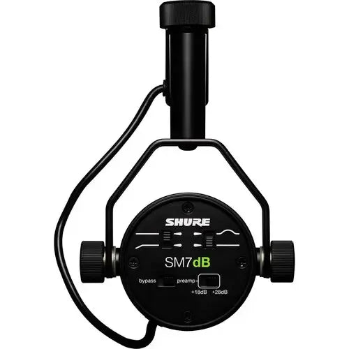 Microfono Shure Sm7db Cardioide Dinamico Para Podcast Aaa Negro