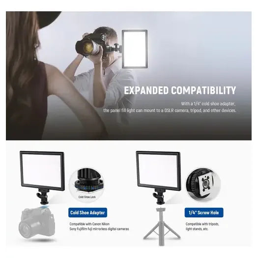 Panel De Luz Led Bicolor Neewer Nl116ai 9 Inch + Mini TriPod