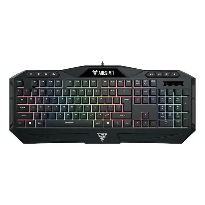 Teclado Gamdias Ares M1 Óptico Retroiluminado Negro