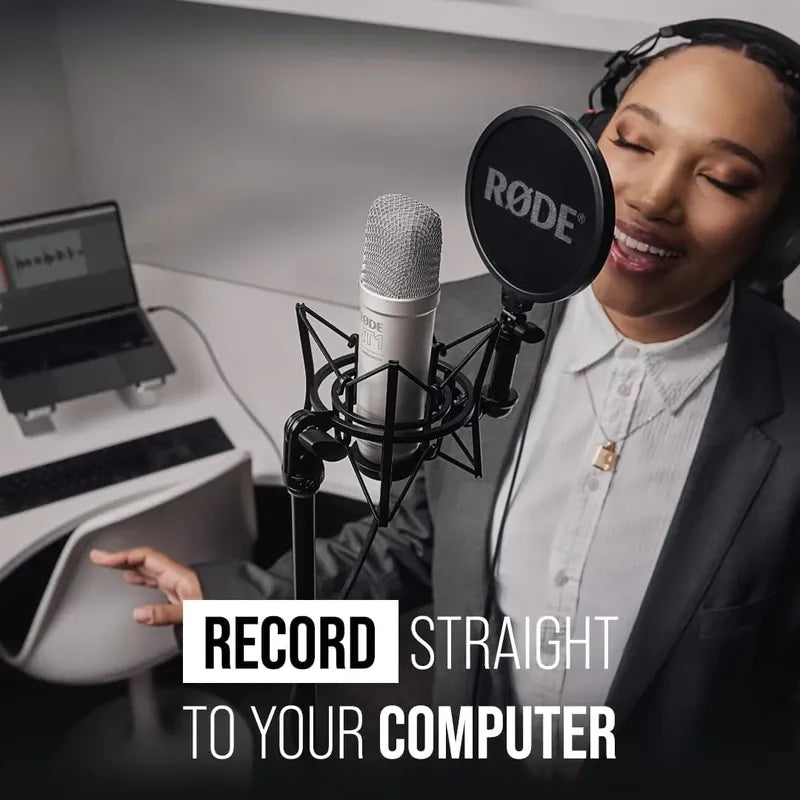 Røde Nt1 5th Gen, Micrófono De Condensador Xlr Y Usb Negro