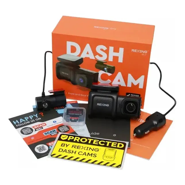 Camara De Tablero Rexing Dt2 1080p Dash Cam